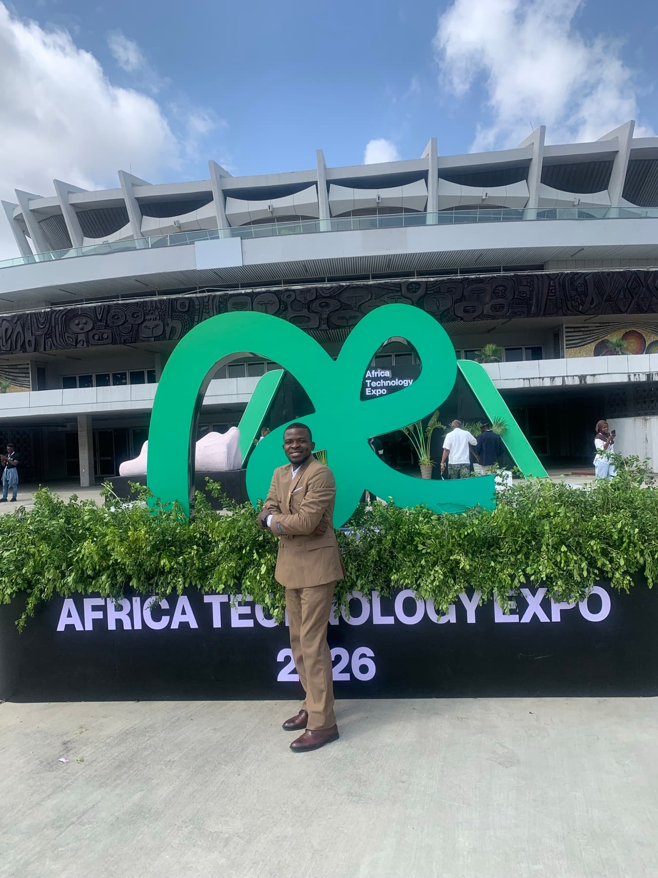 Israel Afolabi at the Africa Technology Expo 2026